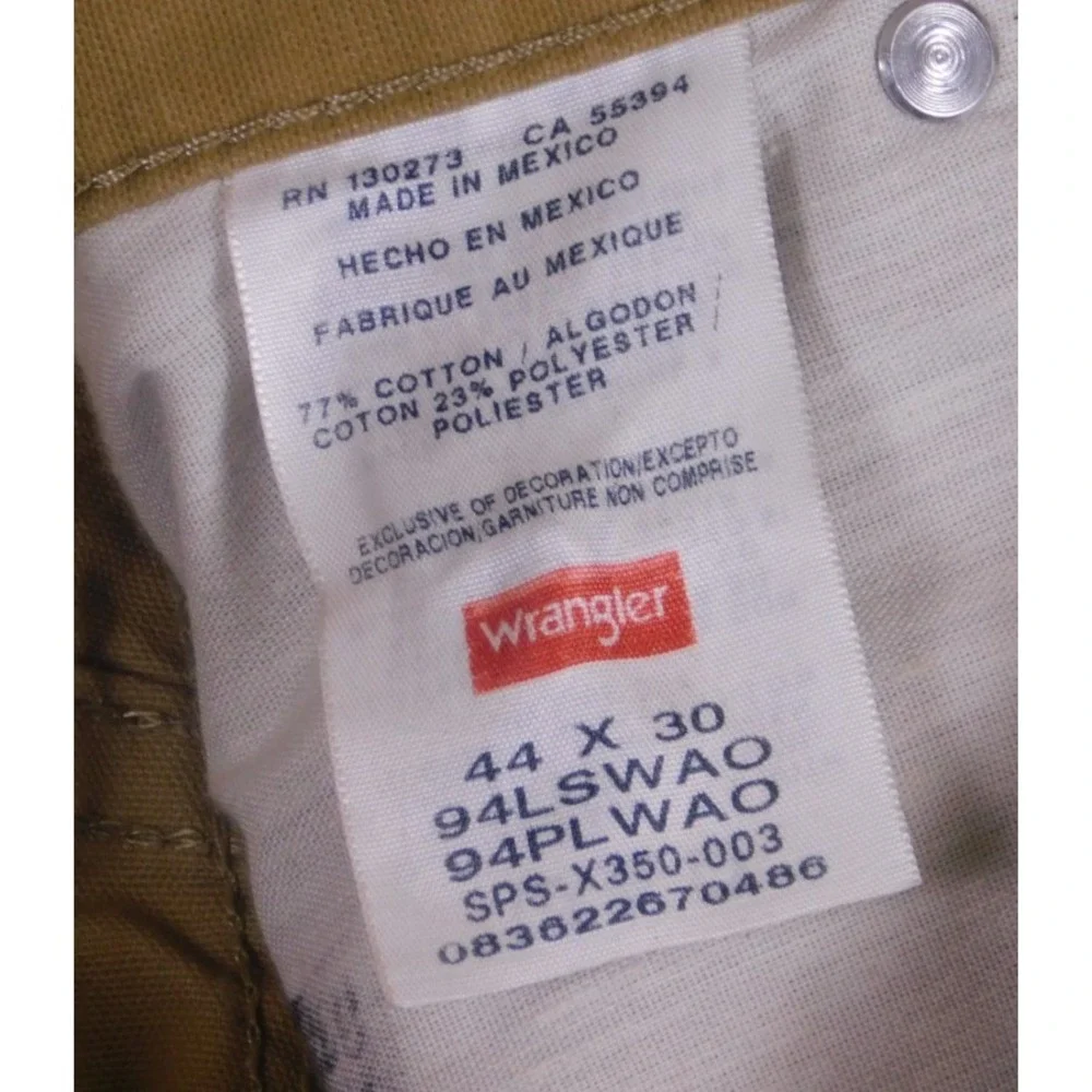 Wrangler Work Pants 44x30 Carpenter Five Star‎ Canvias Relaxed Fit Utility C141